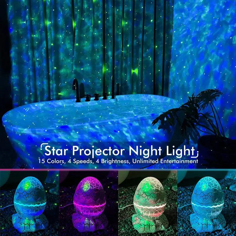 CosmicDragonEgg™ LED Galaxy Projector with Bluetooth Speaker - TechShopi