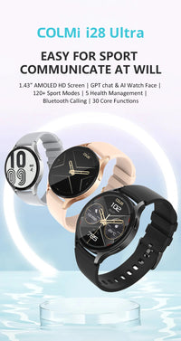 COLMI i28 Ultra AI Smartwatch – 1.43