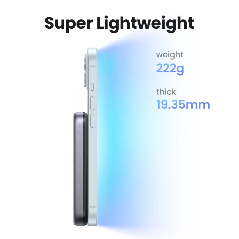 UGREEN Qi2 Magnetic Power Bank 10000mAh - 30W Fast Charging | MagSafe 15W Wireless, PD 30W USB-C, Two-Way Fast Charge, iPhone 17/16 Pro Max