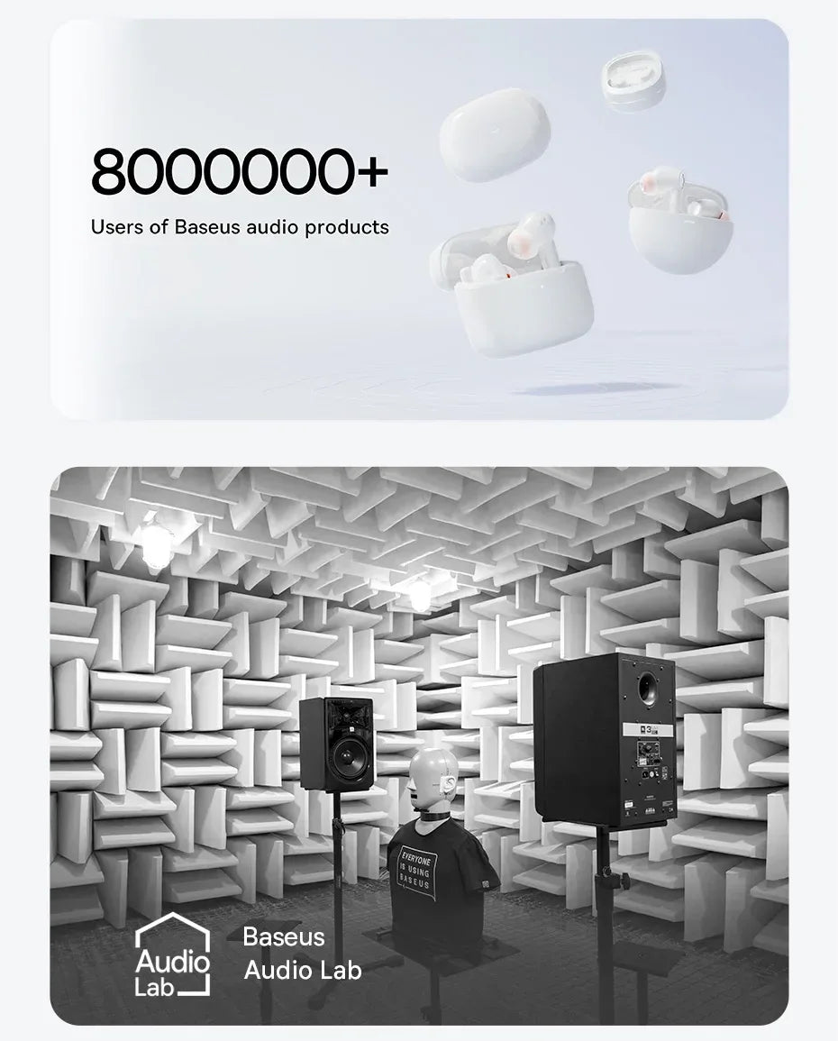 Baseus Eli 10i Fit Open-Ear Air Conduction Earphones - Bluetooth 5.4 | 45Hr Battery, IP54 Waterproof, Dual Connection Sport Earbuds