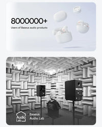 Baseus Eli 10i Fit Open-Ear Air Conduction Earphones - Bluetooth 5.4 | 45Hr Battery, IP54 Waterproof, Dual Connection Sport Earbuds