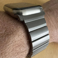 Titanium Apple Watch Band - Men's Business Bracelet for Ultra 3 49mm, Series 11/10 46mm, Series 9/8/7 45/41mm, Series 6/SE/5/4 44/40mm, Series 3/2/1 42/38mm