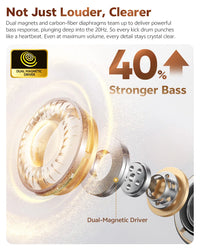 QCY Crossky C50 Open-Ear Clip-On Wireless Earbuds