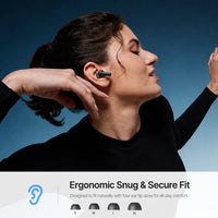 Baseus Bass EP10 Ultra ANC Earbuds - 55dB Noise Reduction, LDAC Hi-Res, Bluetooth 6.0 | 65H Battery, 6-Mic AI ENC, Powerful Bass, Waterproof TWS