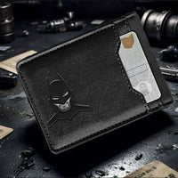 Thumbnail for Batman HeroGuard™ Slim Leather Card Wallet – Superhero Mask Edition | Premium Gift for Men