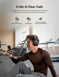 Baseus Bowie MH1 Over-Ear Headphones - 48dB ANC, LDAC Hi-Res, Bluetooth 6.0 | 80H Battery, 36mm Driver, Wireless & Wired