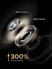 UGREEN Studio Pro Hybrid ANC Headphones - 48dB Noise Cancelling, LDAC Hi-Res, 120H Battery | 5 Drivers, NFC, Memory Foam, Detachable Cable