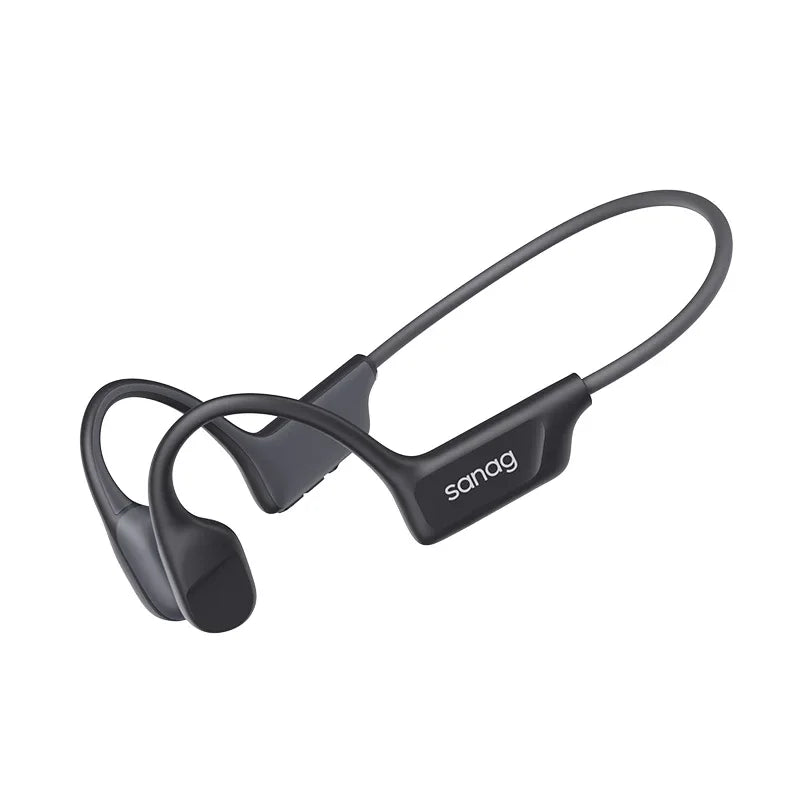 Sanag B22s Bone Conduction Headphones - Bluetooth 5.3 | 16Hr Playtime, IPX5 Waterproof, Spatial Sound, Open-Ear Sport Earphones