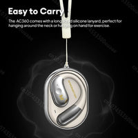 Monster AC360 Open-Ear Air Conduction Headphones - Bluetooth 5.4 | 360° Stereo OWS, 24H Battery, Waterproof Sport Wireless Headset