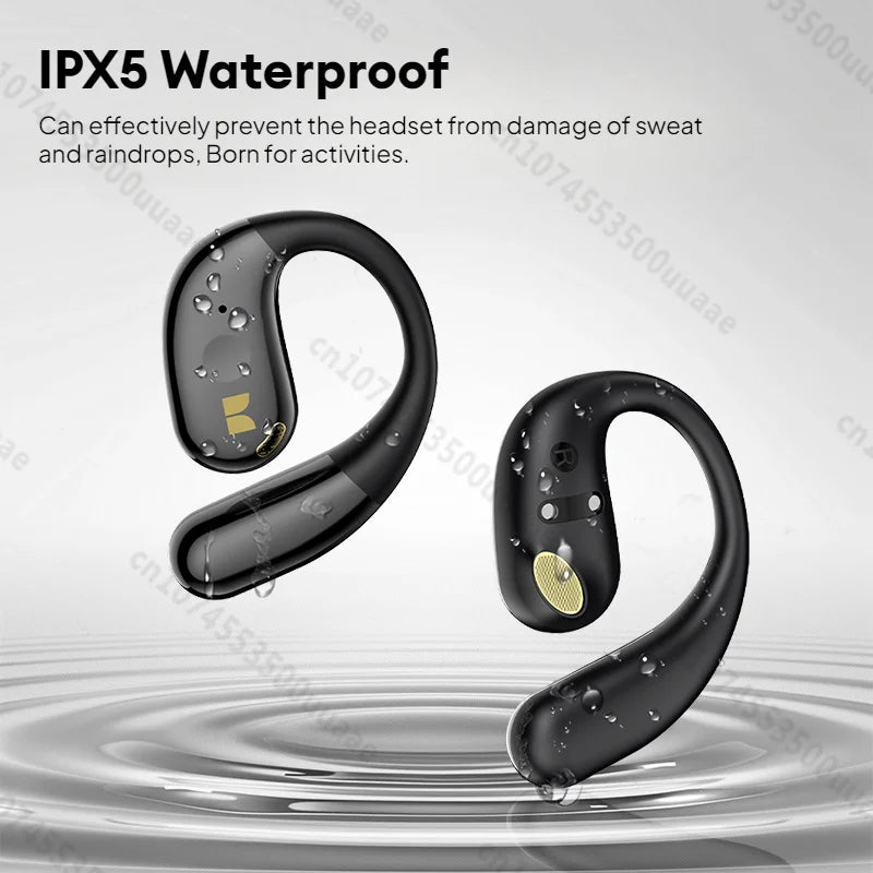 Monster AC360 Open-Ear Air Conduction Headphones - Bluetooth 5.4 | 360° Stereo OWS, 24H Battery, Waterproof Sport Wireless Headset
