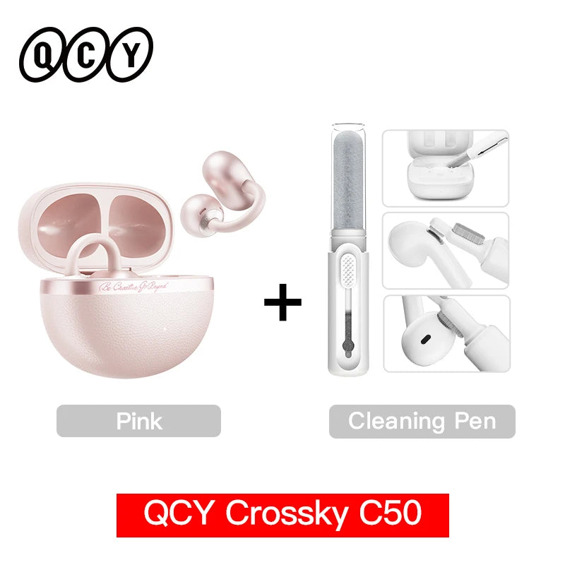 QCY Crossky C50 Open-Ear Clip-On Wireless Earbuds