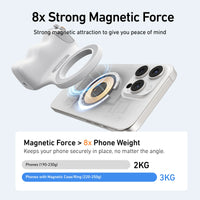 TELESIN Phone Camera Hand Grip – Magnetic Smartphone Holder, Bluetooth Remote Control | iPhone & Android