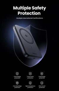 UGREEN Qi2 Magnetic Power Bank 10000mAh - 30W Fast Charging | MagSafe 15W Wireless, PD 30W USB-C, Two-Way Fast Charge, iPhone 17/16 Pro Max
