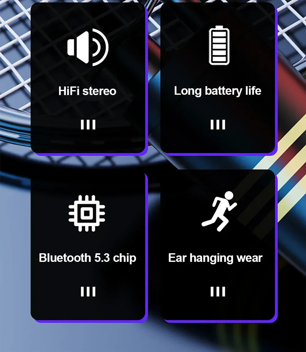 Lenovo LP75 Sports TWS Earphones - Bluetooth 5.3 | ANC, HiFi Stereo, LED Display, Waterproof with Mic & Button Control
