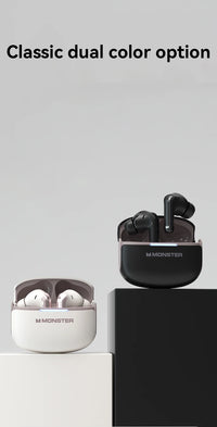 Monster ANC TWS Earbuds - Bluetooth 5.3 Active Noise Cancellation | Waterproof Sport In-Ear Headphones with Charging Case
