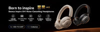 Baseus Bowie MH1 Over-Ear Headphones - 48dB ANC, LDAC Hi-Res, Bluetooth 6.0 | 80H Battery, 36mm Driver, Wireless & Wired