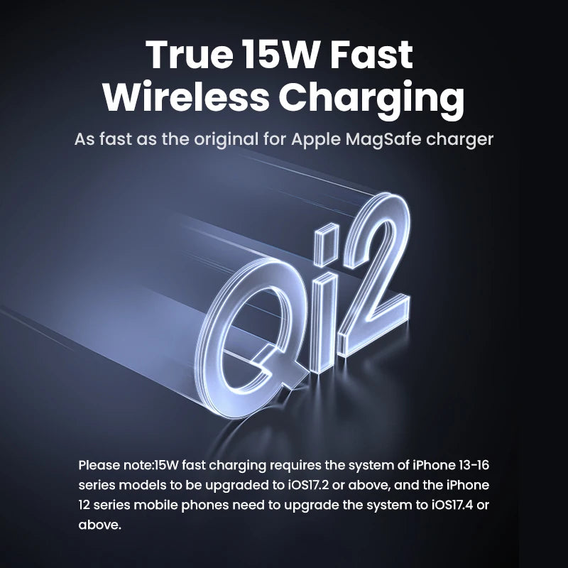 UGREEN Qi2 Magnetic Power Bank 10000mAh - 30W Fast Charging | MagSafe 15W Wireless, PD 30W USB-C, Two-Way Fast Charge, iPhone 17/16 Pro Max
