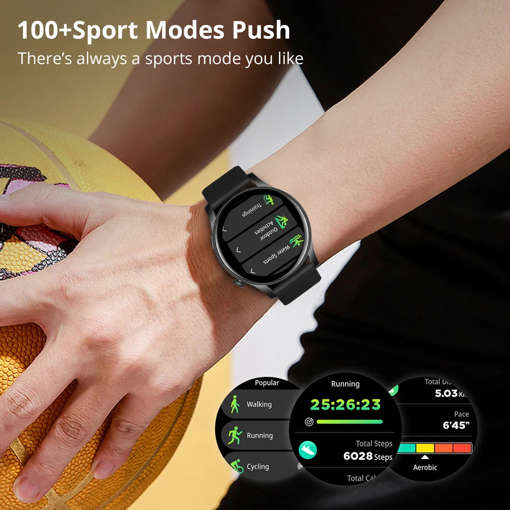 COLMI V73 Smartwatch – 1.43" AMOLED, Bluetooth Calling, Health & Fitness Tracking | Men & Women