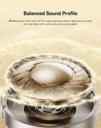 Baseus Bowie MH1 Over-Ear Headphones - 48dB ANC, LDAC Hi-Res, Bluetooth 6.0 | 80H Battery, 36mm Driver, Wireless & Wired