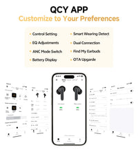 QCY MeloBuds Pro ANC Earbuds - 46dB Hybrid ANC, LDAC Hi-Res, Bluetooth 5.3 | 6-Mic, 34H Battery, In-Ear Detection, Waterproof TWS
