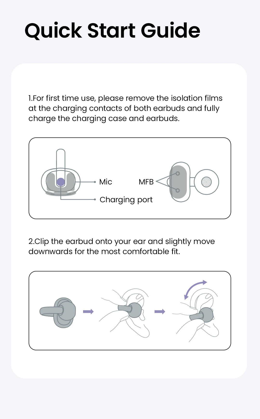 HAYLOU AirFree Ear Clip Earphones - Bluetooth 5.4 | AI Noise Reduction, 28H Battery, 360° Spatial Audio, Smart LED Display