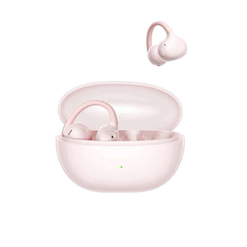 Baseus Bowie MC2 AIR Clip-on TWS Earbuds - Bluetooth 6.0 | 4-Mic ENC, 4 Drivers, Open-Ear Ear Clip, Waterproof Sport Wireless Earphones