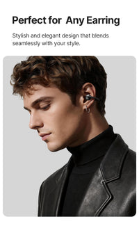 Baseus Bowie MC2 AIR Clip-on TWS Earbuds - Bluetooth 6.0 | 4-Mic ENC, 4 Drivers, Open-Ear Ear Clip, Waterproof Sport Wireless Earphones