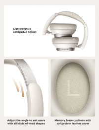 UGREEN Studio Pro Hybrid ANC Headphones - 48dB Noise Cancelling, LDAC Hi-Res, 120H Battery | 5 Drivers, NFC, Memory Foam, Detachable Cable