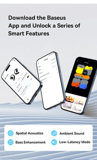 Baseus Eli 10i Fit Open-Ear Air Conduction Earphones - Bluetooth 5.4 | 45Hr Battery, IP54 Waterproof, Dual Connection Sport Earbuds