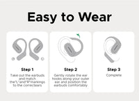 UGREEN FitBuds Open-Ear Earphones - Bluetooth 6.0 Ear-Hook TWS | Spatial Audio, 30H Battery, USB-C, Metal & Silicone Build