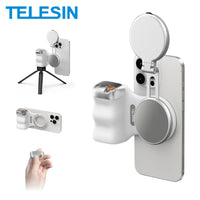 TELESIN Phone Camera Hand Grip – Magnetic Smartphone Holder, Bluetooth Remote Control | iPhone & Android
