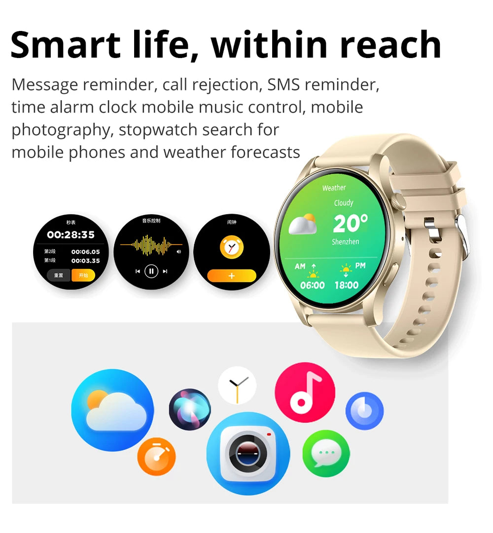 COLMI V73 Smartwatch – 1.43" AMOLED, Bluetooth Calling, Health & Fitness Tracking | Men & Women