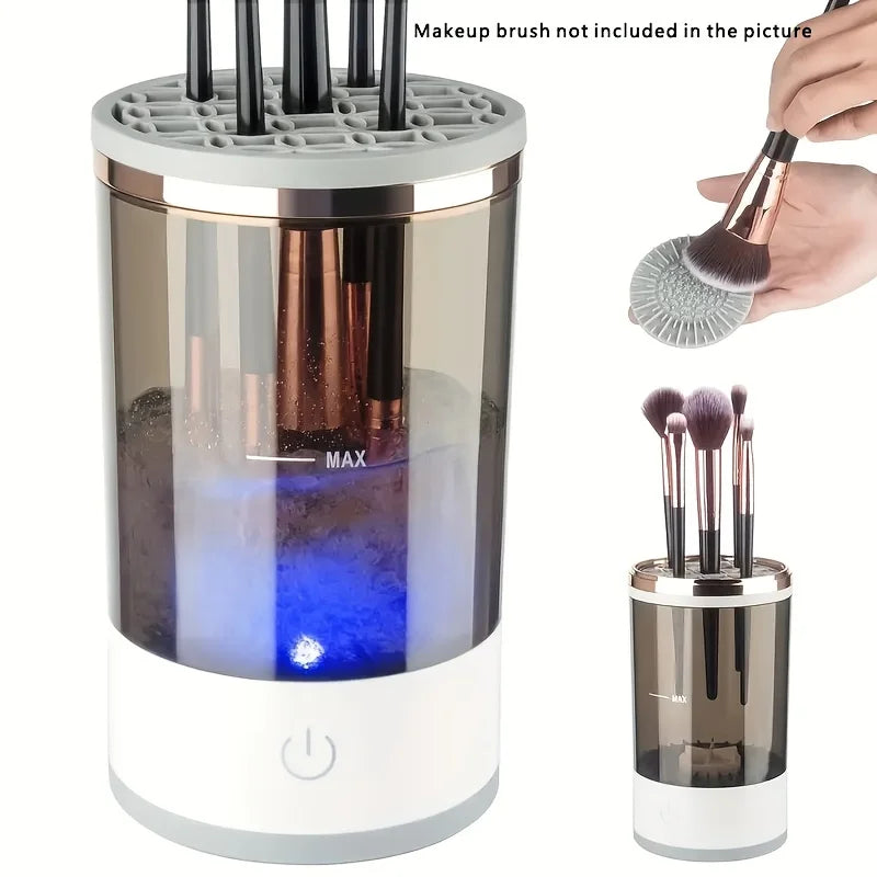Effortless Electric Makeup Brush Cleaner