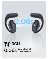 Baseus Eli 10i Fit Open-Ear Air Conduction Earphones - Bluetooth 5.4 | 45Hr Battery, IP54 Waterproof, Dual Connection Sport Earbuds