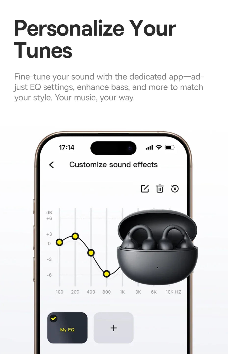 Baseus BC1 Open-Ear Clip Earbuds - Bluetooth 6.0 | 4-Mic ENC, 38Hr Battery, IP55 Waterproof, Super Bass Sport Earphones