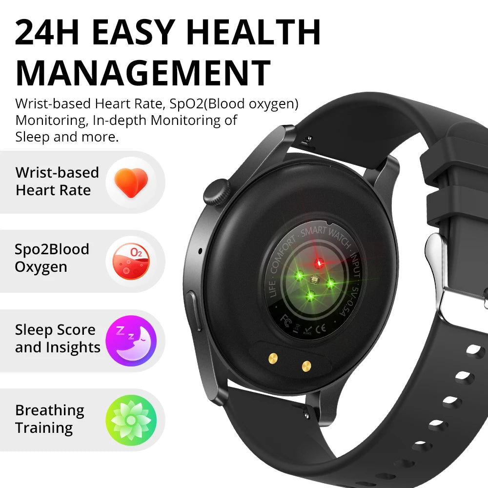 COLMI V73 Smartwatch – 1.43" AMOLED, Bluetooth Calling, Health & Fitness Tracking | Men & Women