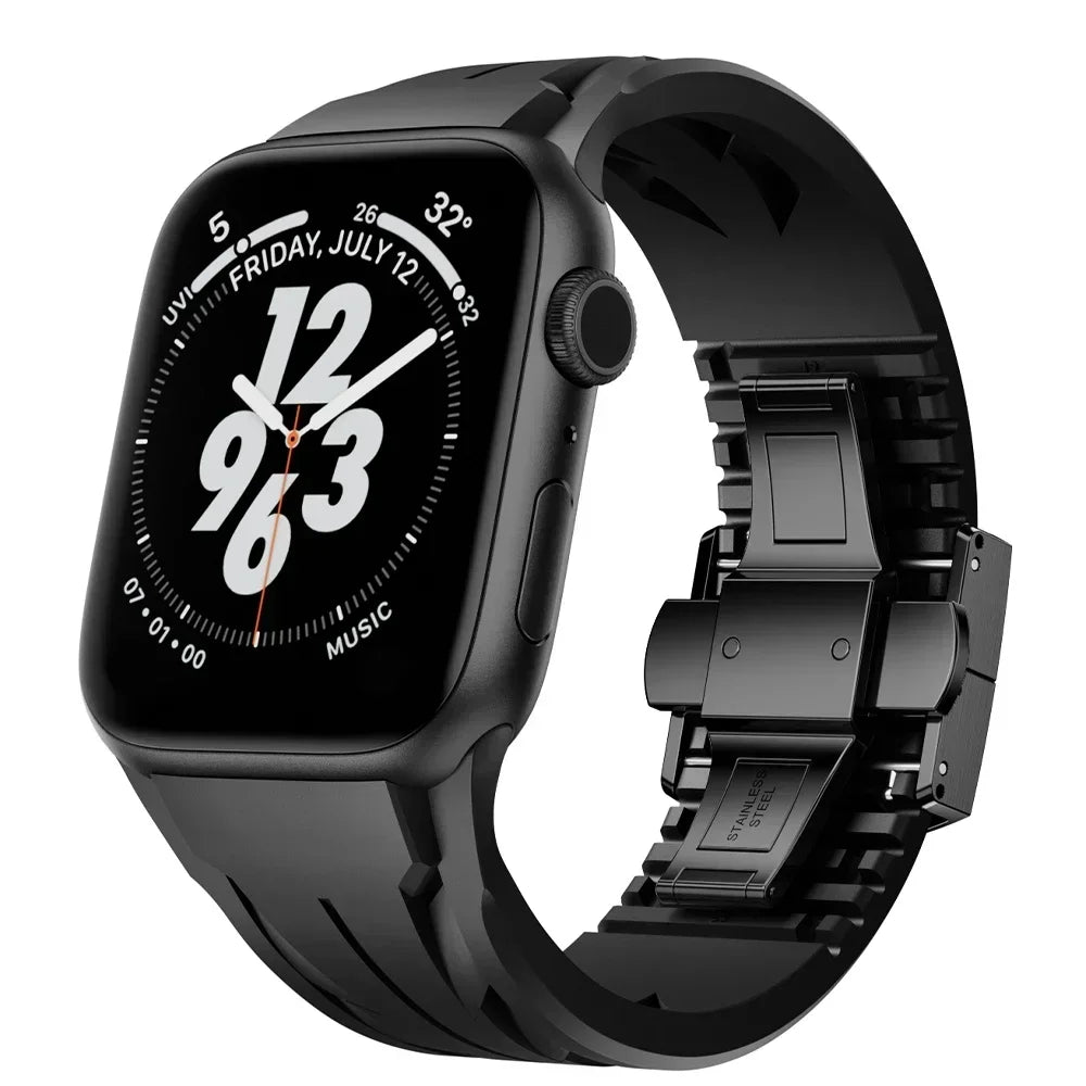 FlexFit™ Precision Silicone Band for Apple Watch Ultra 1 2 49mm 10 46mm Premium Band