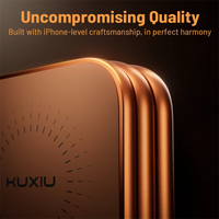 KUXIU X40 Turbo 3-in-1 Wireless Charging Stand - Qi2.2 Certified 25W Fast Charging | Foldable MagSafe Charger for iPhone, Apple Watch & AirPods