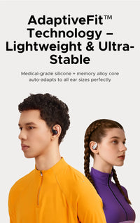 UGREEN FitBuds Open-Ear Earphones - Bluetooth 6.0 Ear-Hook TWS | Spatial Audio, 30H Battery, USB-C, Metal & Silicone Build