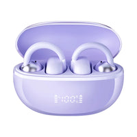 HAYLOU AirFree Ear Clip Earphones - Bluetooth 5.4 | AI Noise Reduction, 28H Battery, 360° Spatial Audio, Smart LED Display