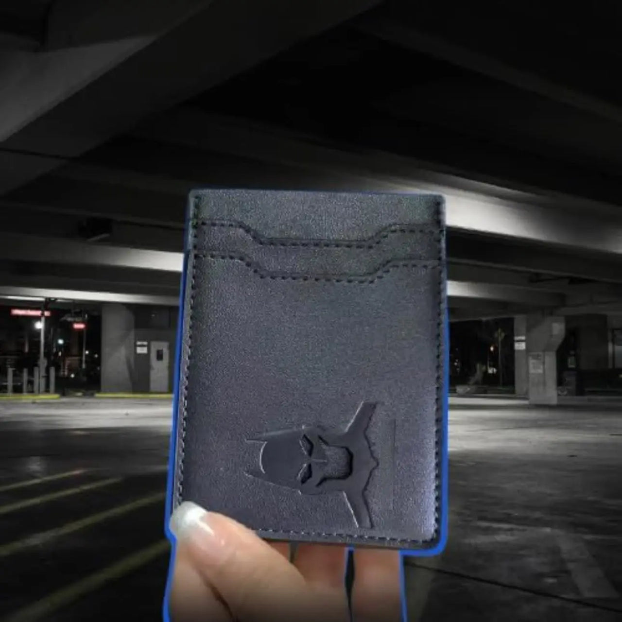 Batman HeroGuard™ Slim Leather Card Wallet – Superhero Mask Edition | Premium Gift for Men
