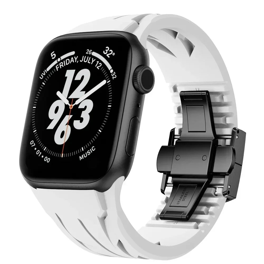 FlexFit™ Precision Silicone Band for Apple Watch Ultra 1 2 49mm 10 46mm Premium Band