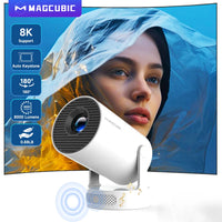 Thumbnail for Magcubic HY300 Pro Projector |Mini Portable Portable Smart Projector with Built-in 5W Speaker, Up to 200″ I Home Theater & Outdoor