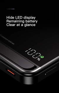 22.5W Transparent Magnetic Power Bank 10000mAh - Wireless Fast Charging | MagSafe Compatible, Digital Display, for iPhone Samsung