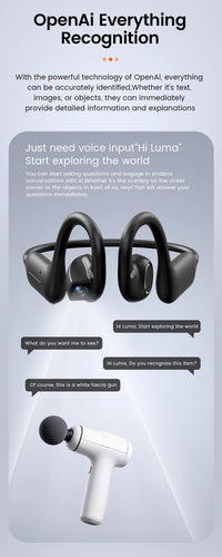Lenovo Open-Ear Camera Headphones with 8MP Camera & AI Translation