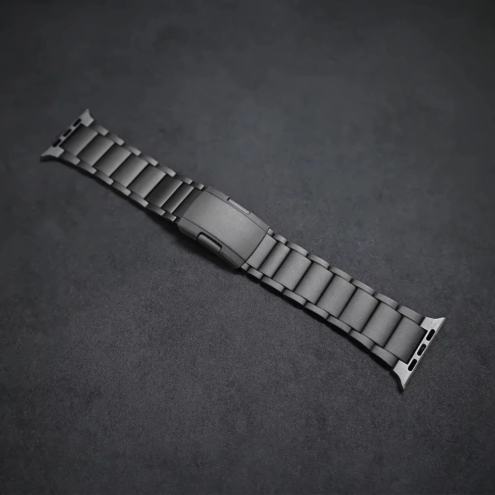 Titanium Business Apple Watch Band - Luxury Metal Strap for Apple Watch Ultra 2/1 49mm, Series 10 46mm, Series 9/8/7 45mm, Series 6/5/4/SE 44mm