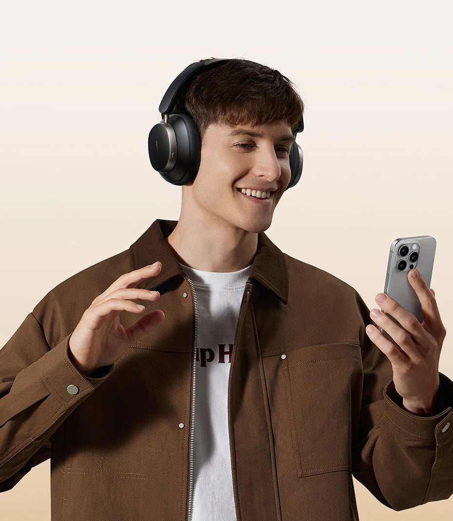 UGREEN Studio Pro Hybrid ANC Headphones - 48dB Noise Cancelling, LDAC Hi-Res, 120H Battery | 5 Drivers, NFC, Memory Foam, Detachable Cable