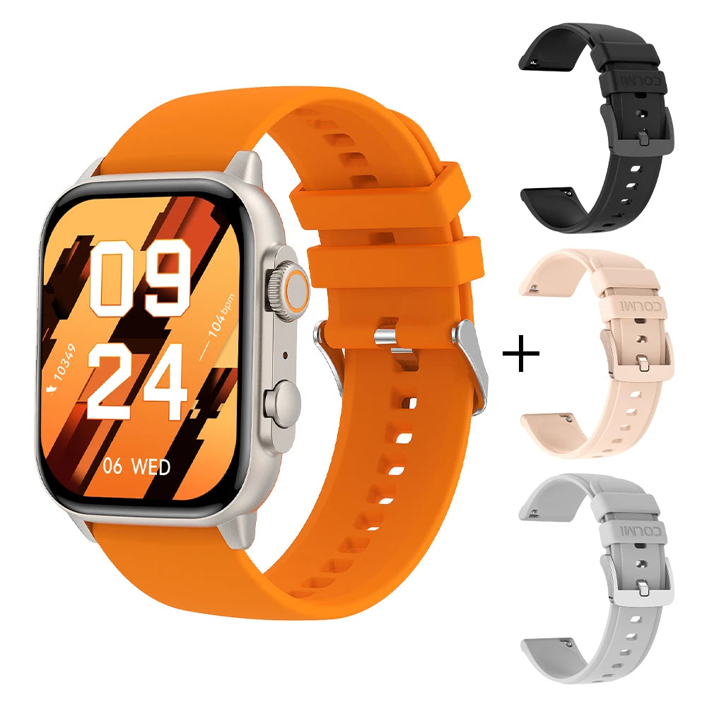 COLMI C81 Smartwatch – 2.0" AMOLED, AOD, 100 Sports Modes, Bluetooth Calling | IP68 | Men & Women