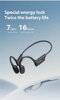 Sanag B22s Bone Conduction Headphones - Bluetooth 5.3 | 16Hr Playtime, IPX5 Waterproof, Spatial Sound, Open-Ear Sport Earphones