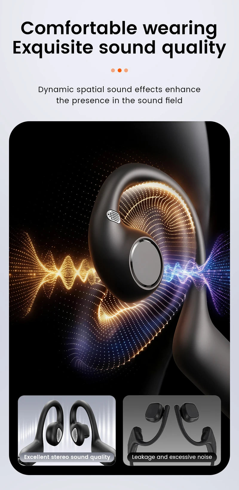 Lenovo Open-Ear Camera Headphones with 8MP Camera & AI Translation
